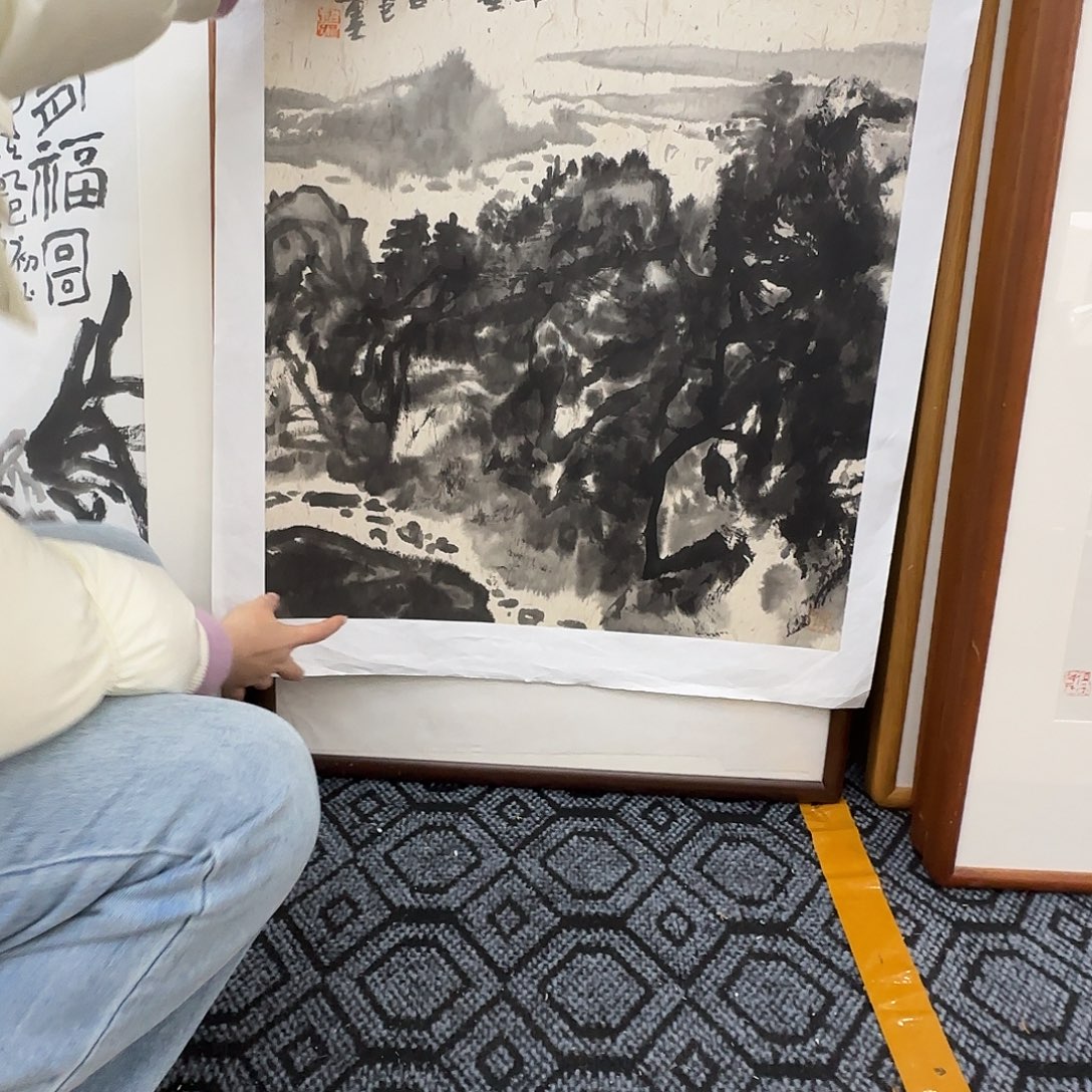 江***风国画郑志超精品带框