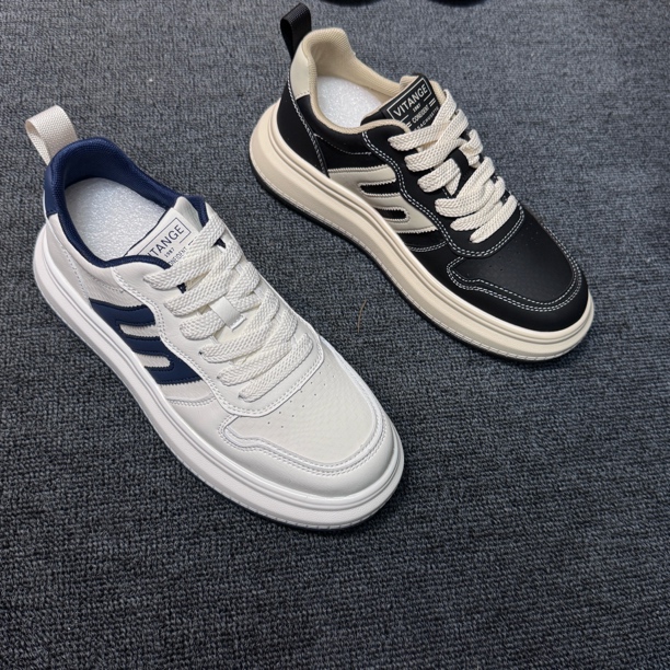 鞋子春季时尚休闲鞋潮流运动风韩版男鞋秋季中跟低帮平底夏季