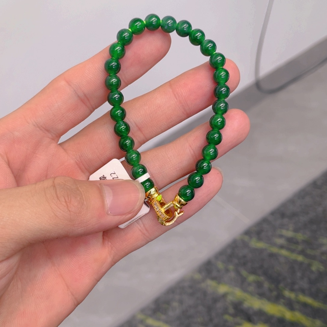 翡翠未镶嵌项链天然翡翠