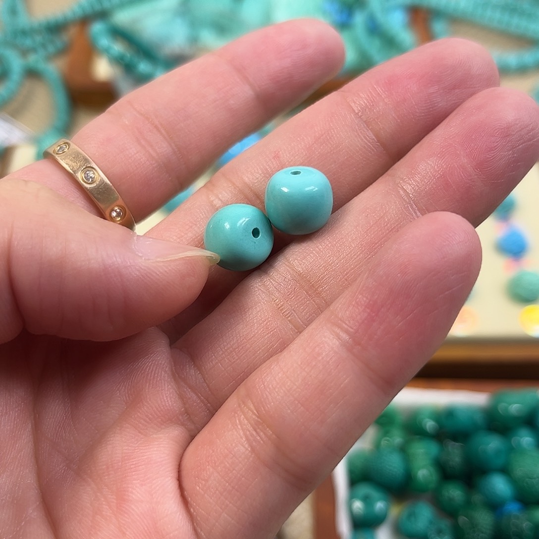 手工雕刻配饰配珠手串尺寸10