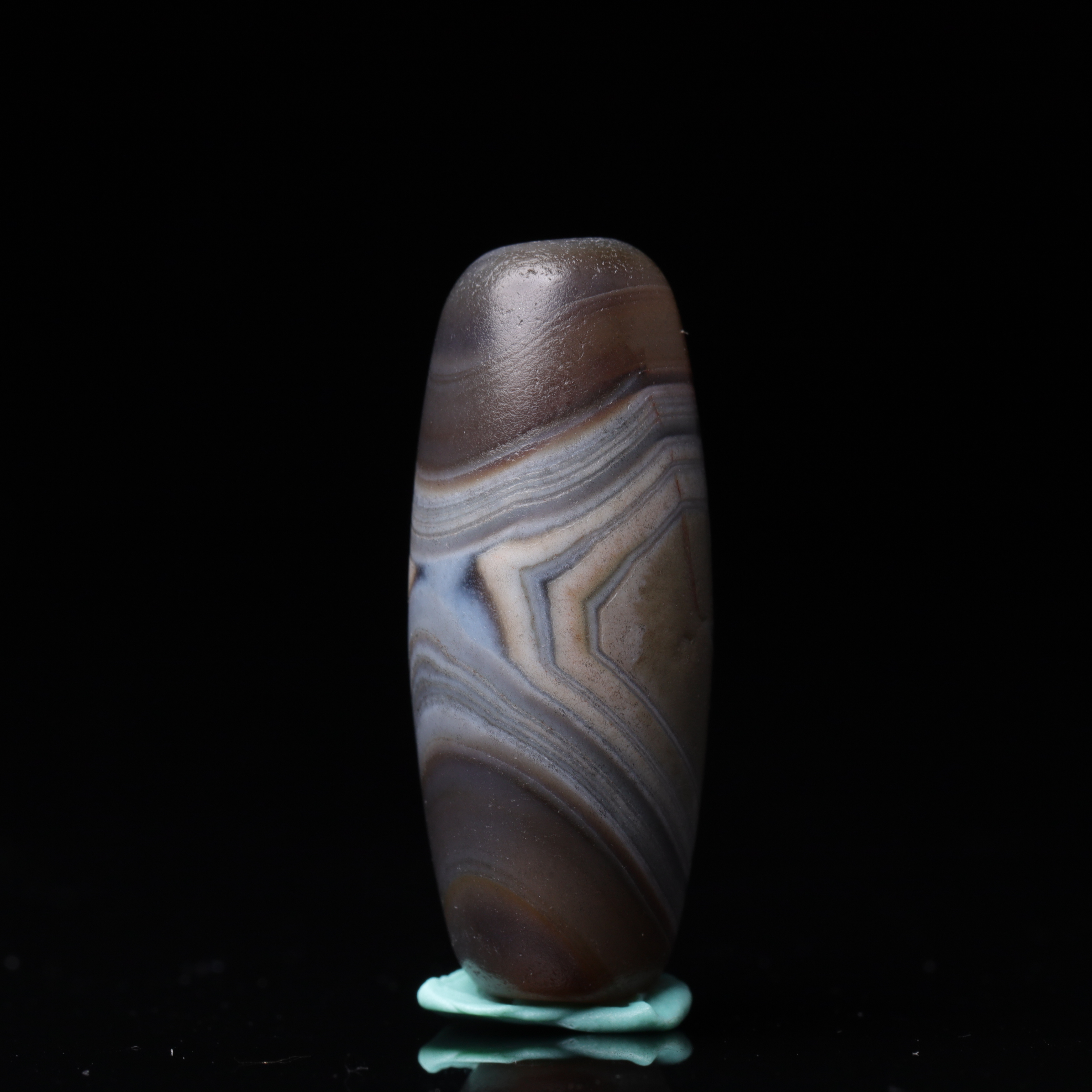 明代天然玛瑙配饰珠-NX