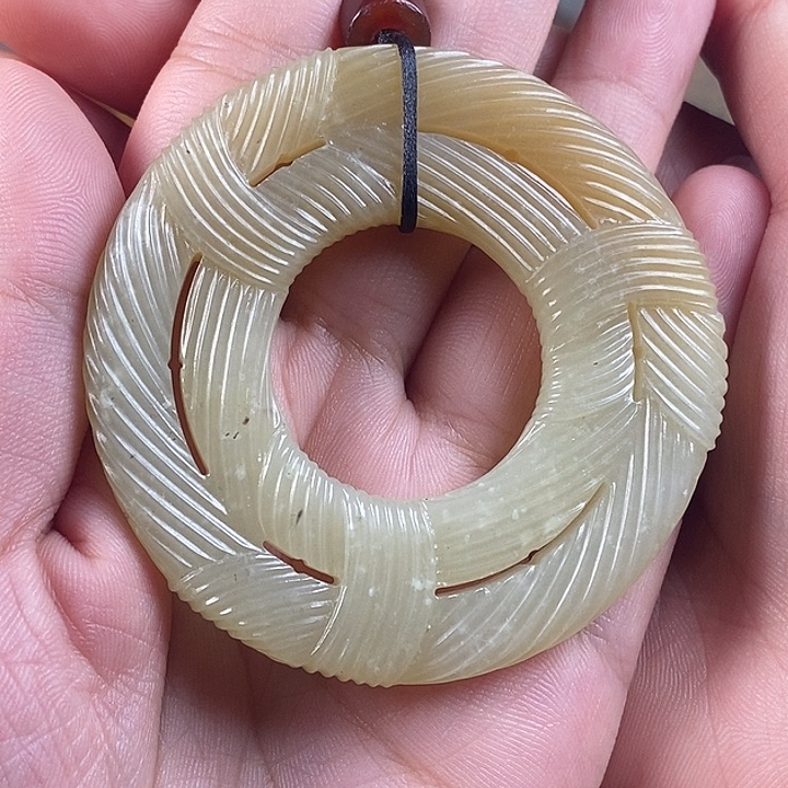 森***兰和田玉未镶嵌挂件