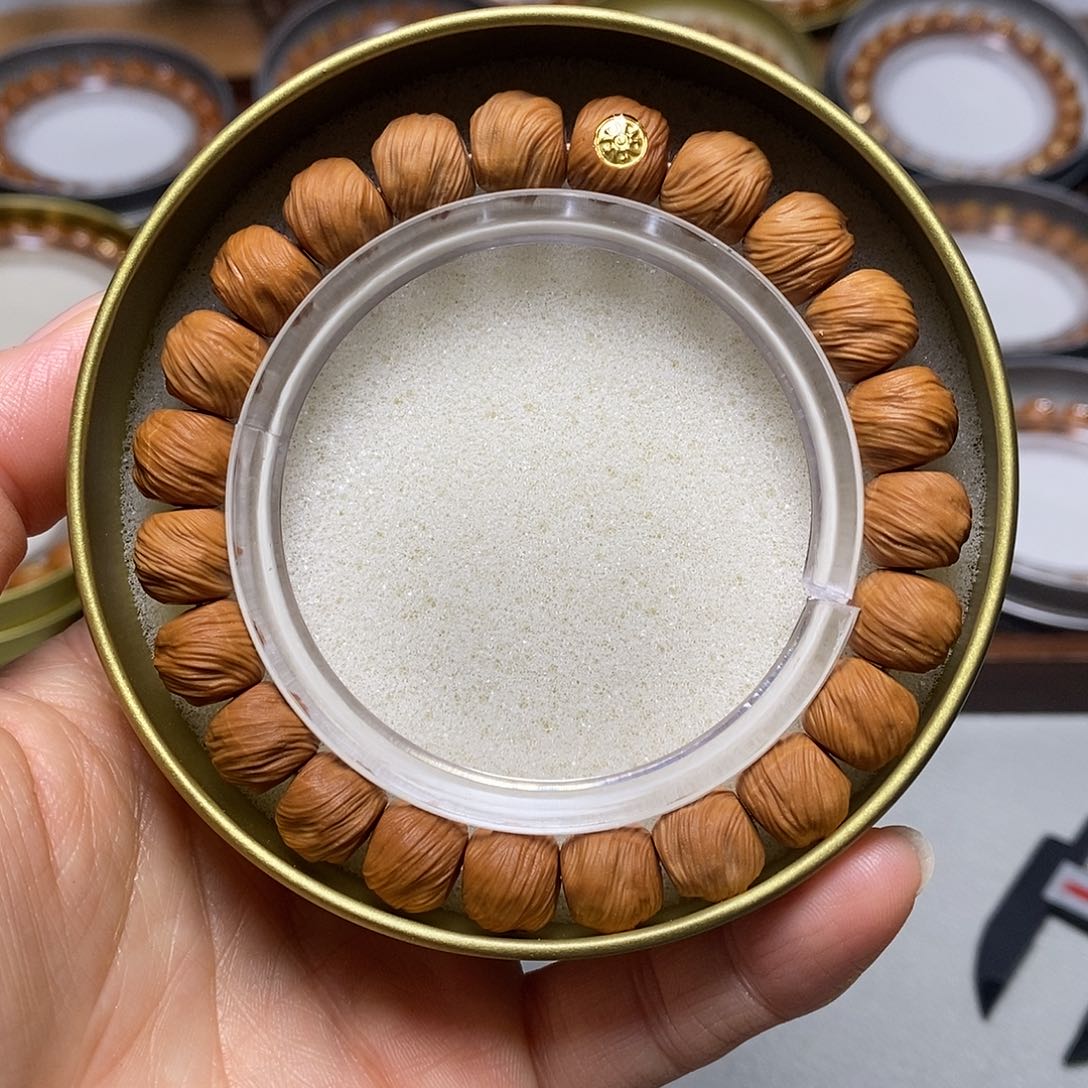 猴头核桃手串304号10-11左右18K手工鬼印全品