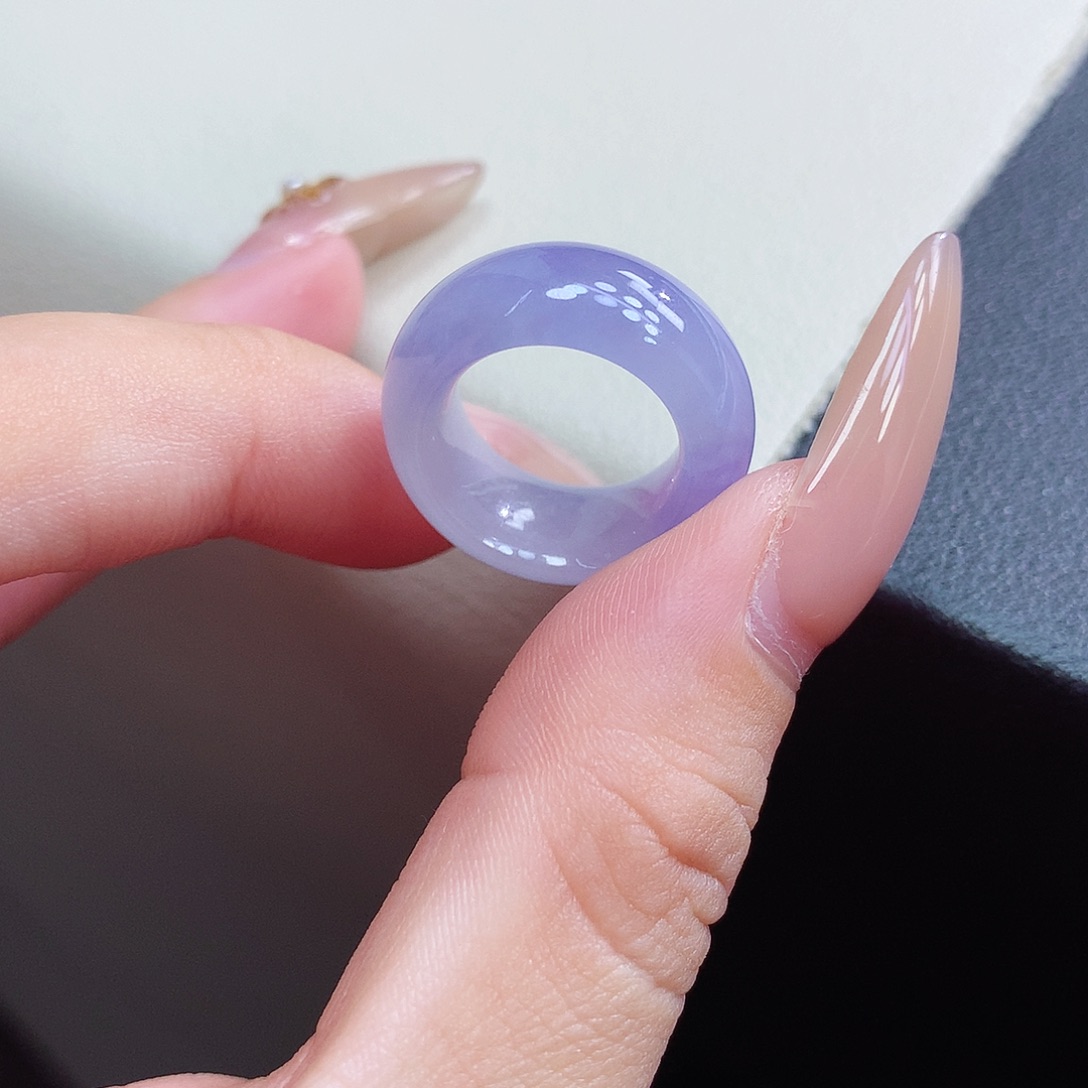 未镶嵌戒指翡翠3-4号