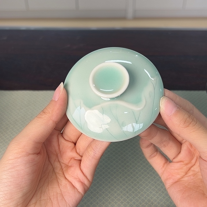 龙泉云间青瓷小米茶器