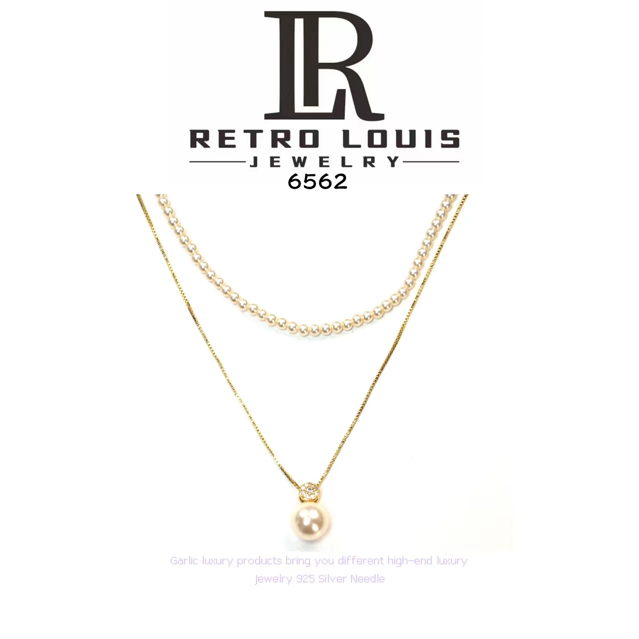 铜合金项链 RETRO LOUIS项链~6562（35+5cm）
