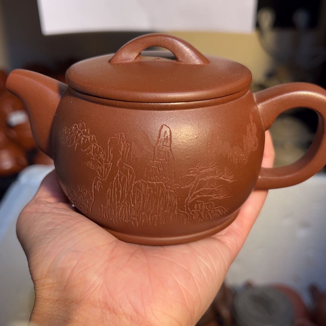 紫砂茶壶宜兴紫砂壶中曹青240