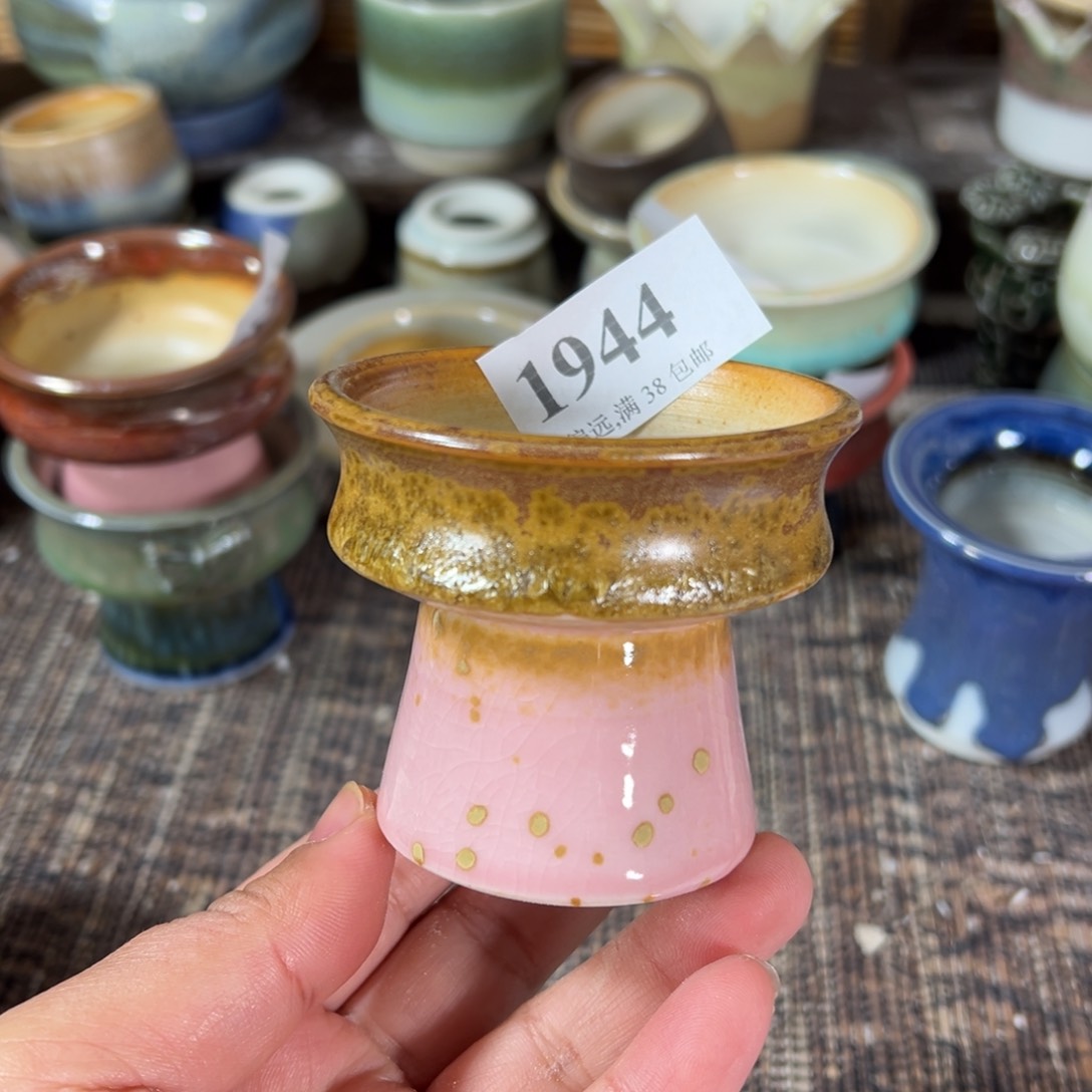 红陶景德镇手工花盆