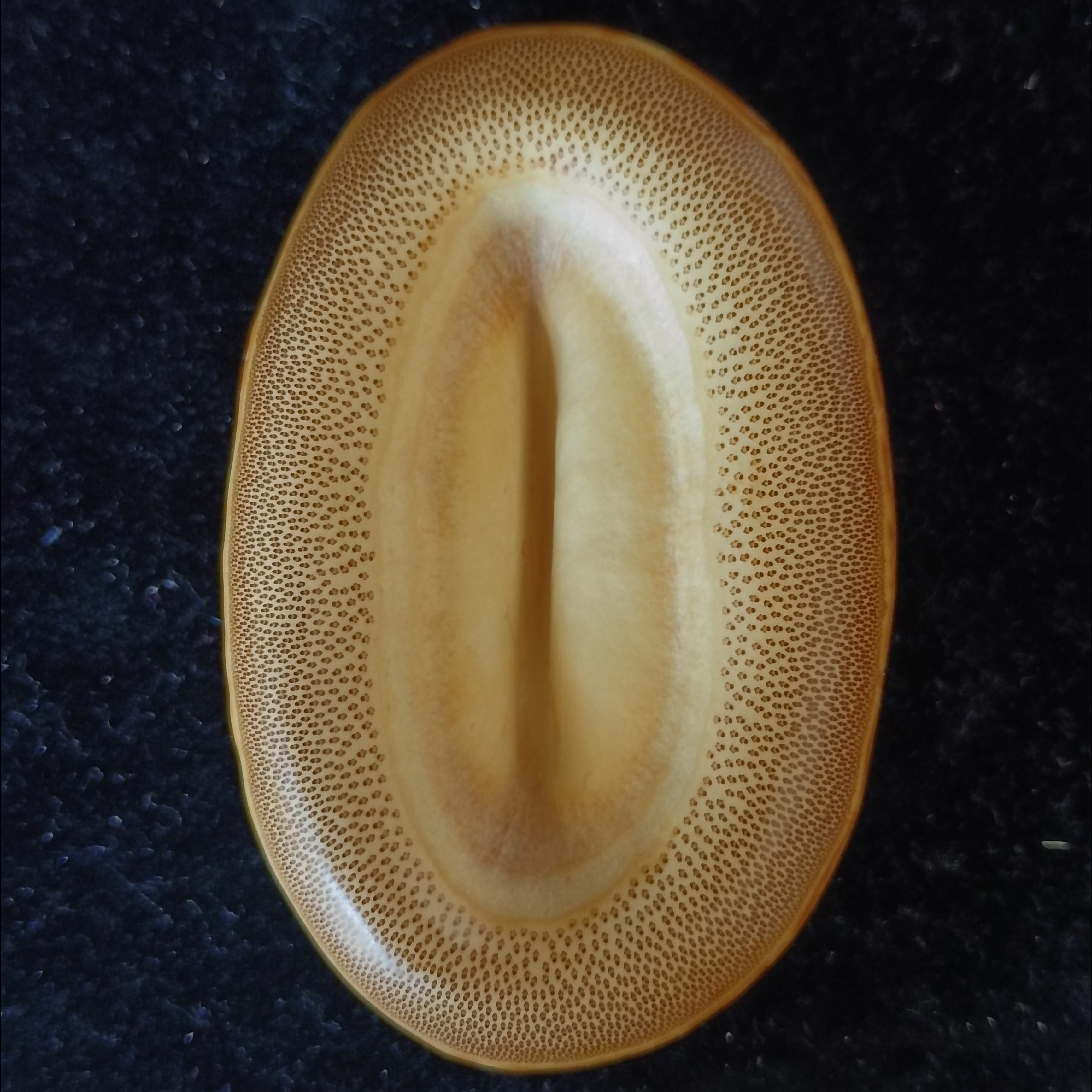 实心玉竹竹根竹隔满钉手把件