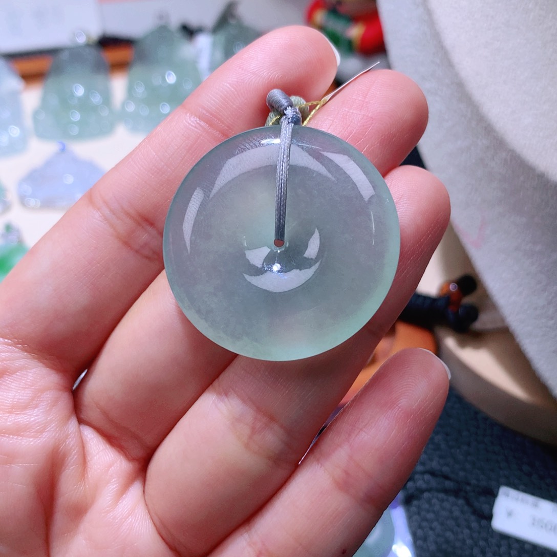 颈饰未镶嵌翡翠扣子34*6