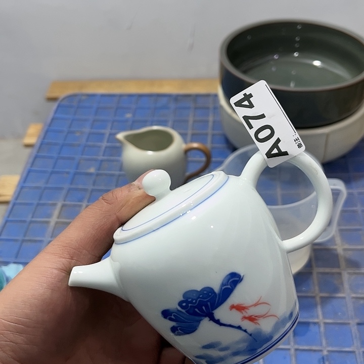 高***中茶具默认微瑕瓷器、茶具、壶、摆件，介意勿拍 