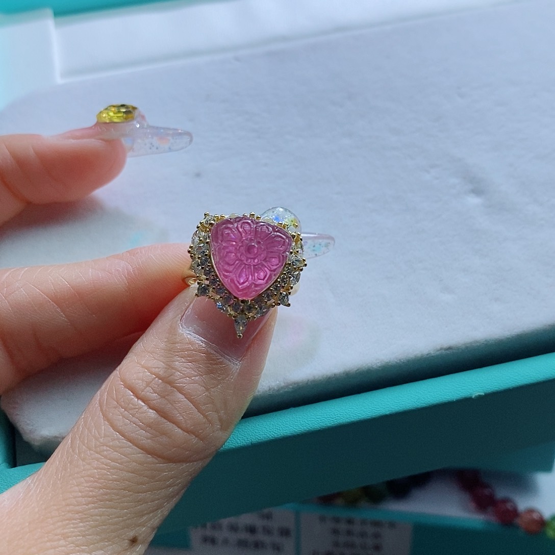 碧玺戒指未镶嵌江**.碧玺戒指