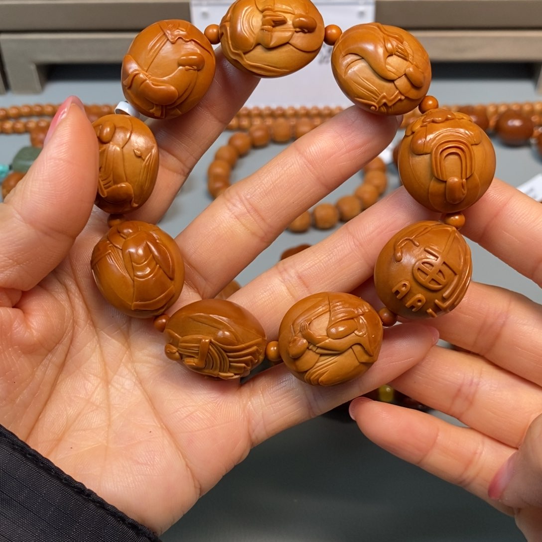 手串/手链橄榄核无相佛老周