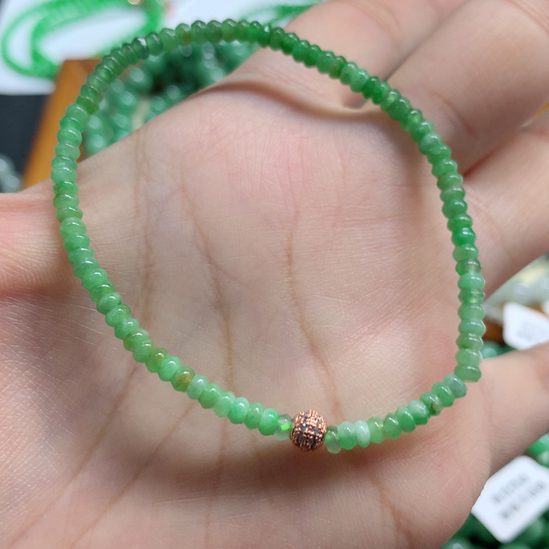 未镶嵌手链翡翠翡翠