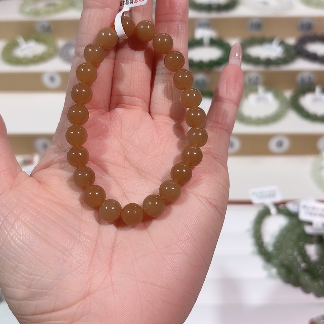 和田玉手链未镶嵌V