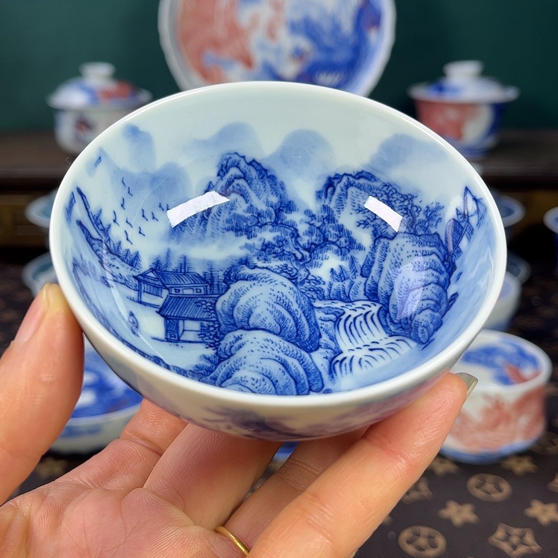 瓷片景德镇市手工手绘