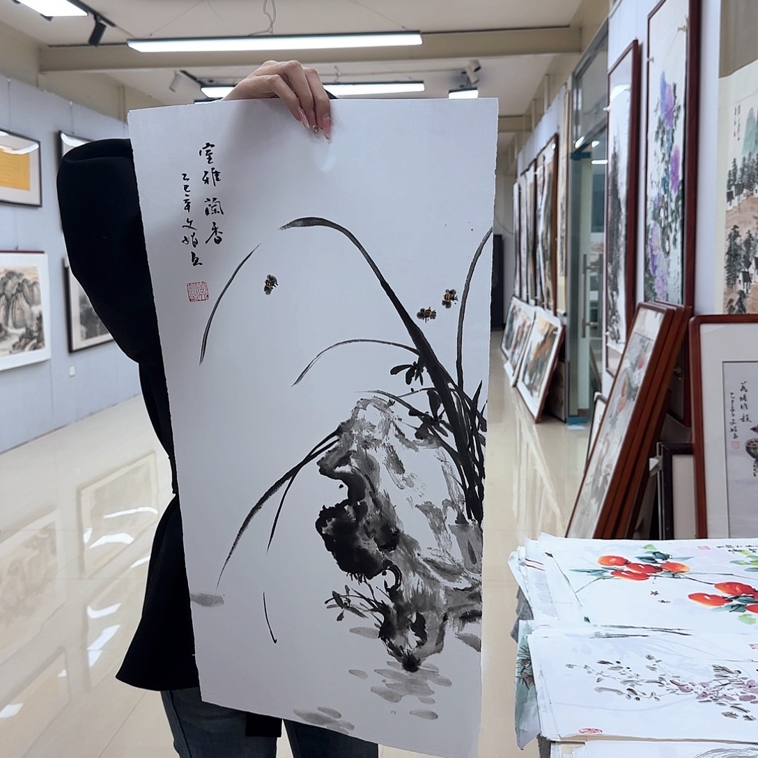 国画国画作品多次