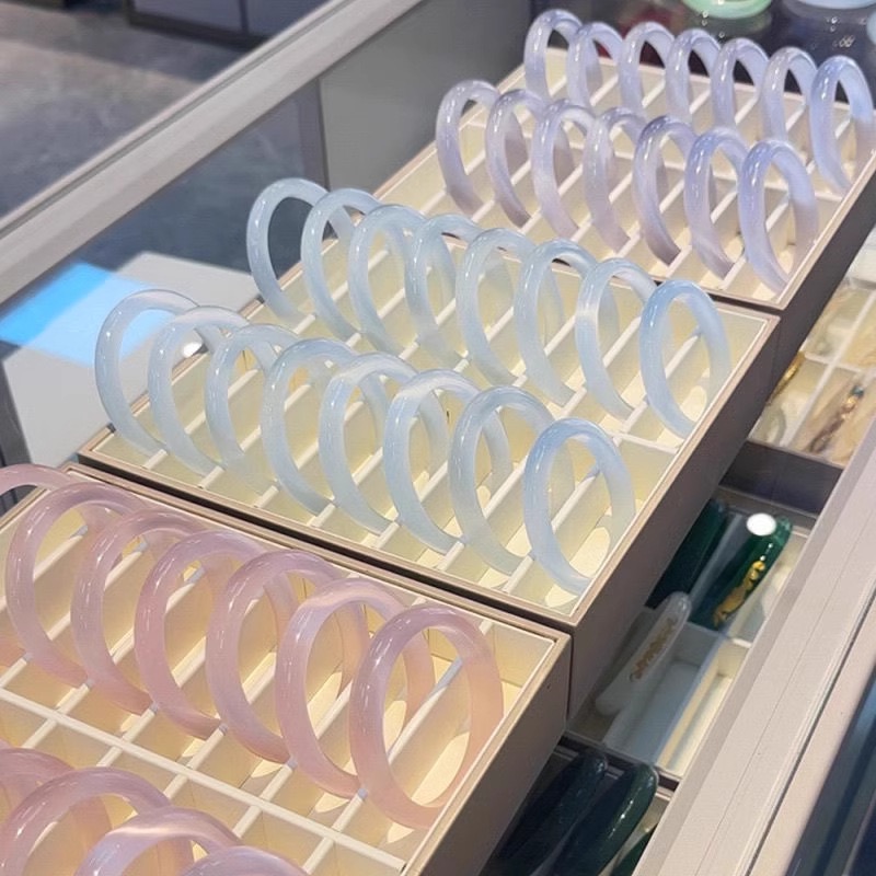 非金属莫桑石手镯 猫眼手镯（送首饰盒）