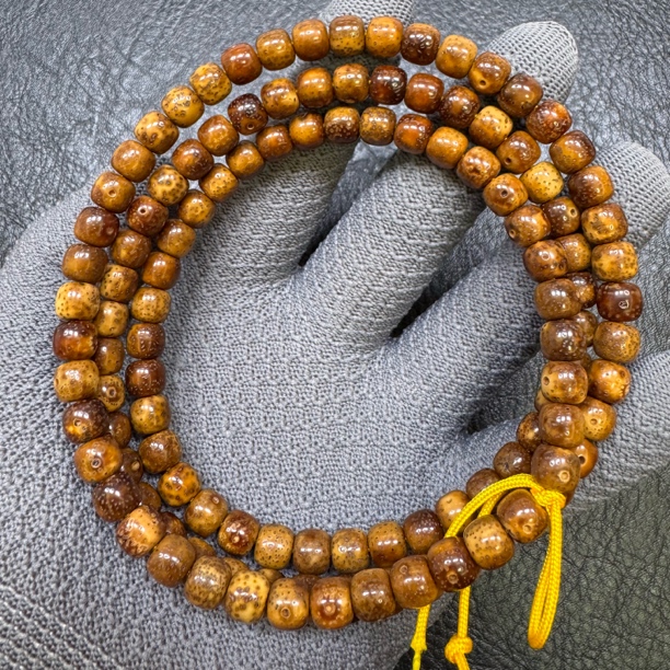 星月菩提8*7虎皮手串（缩尺）