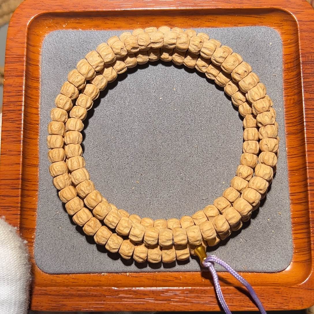 柏香籽/百香籽手串粉油皮方块多棱鬼7.5+