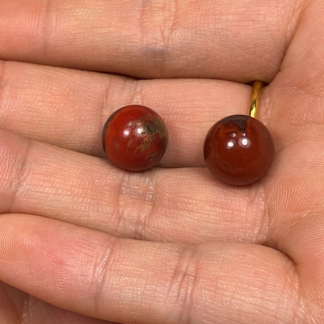 南红玛瑙珠子未镶嵌生*