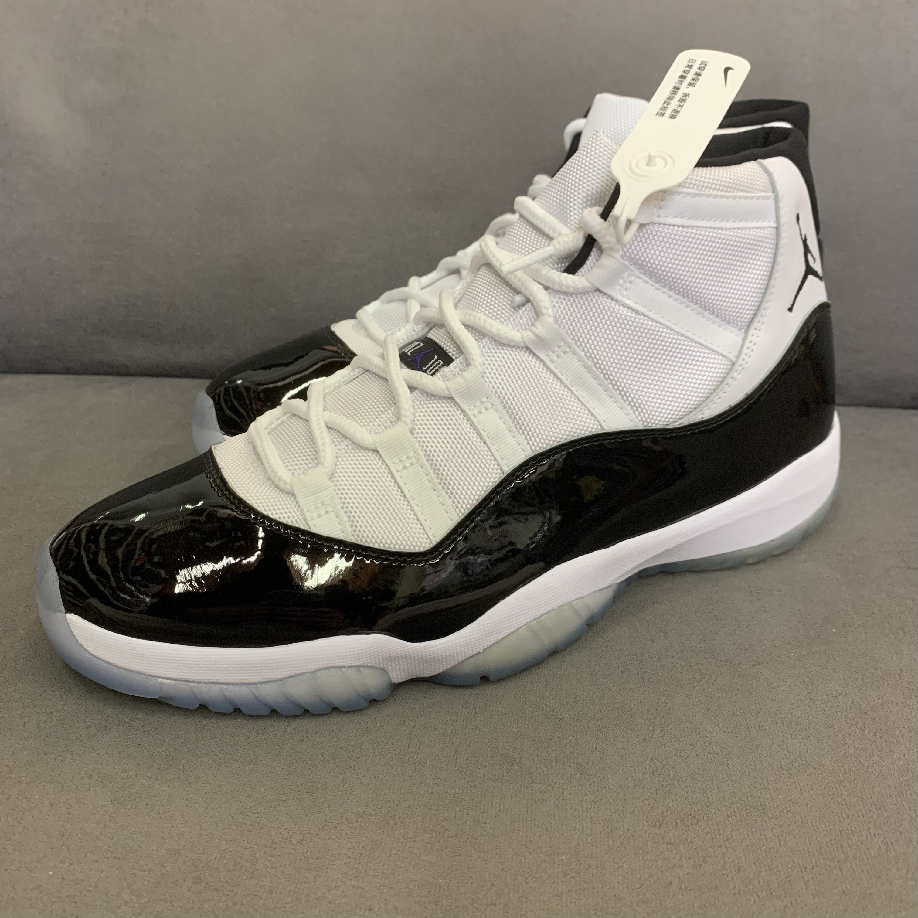 47.5码/Aj aj11康扣/53649/休闲鞋/无盒/378037-100