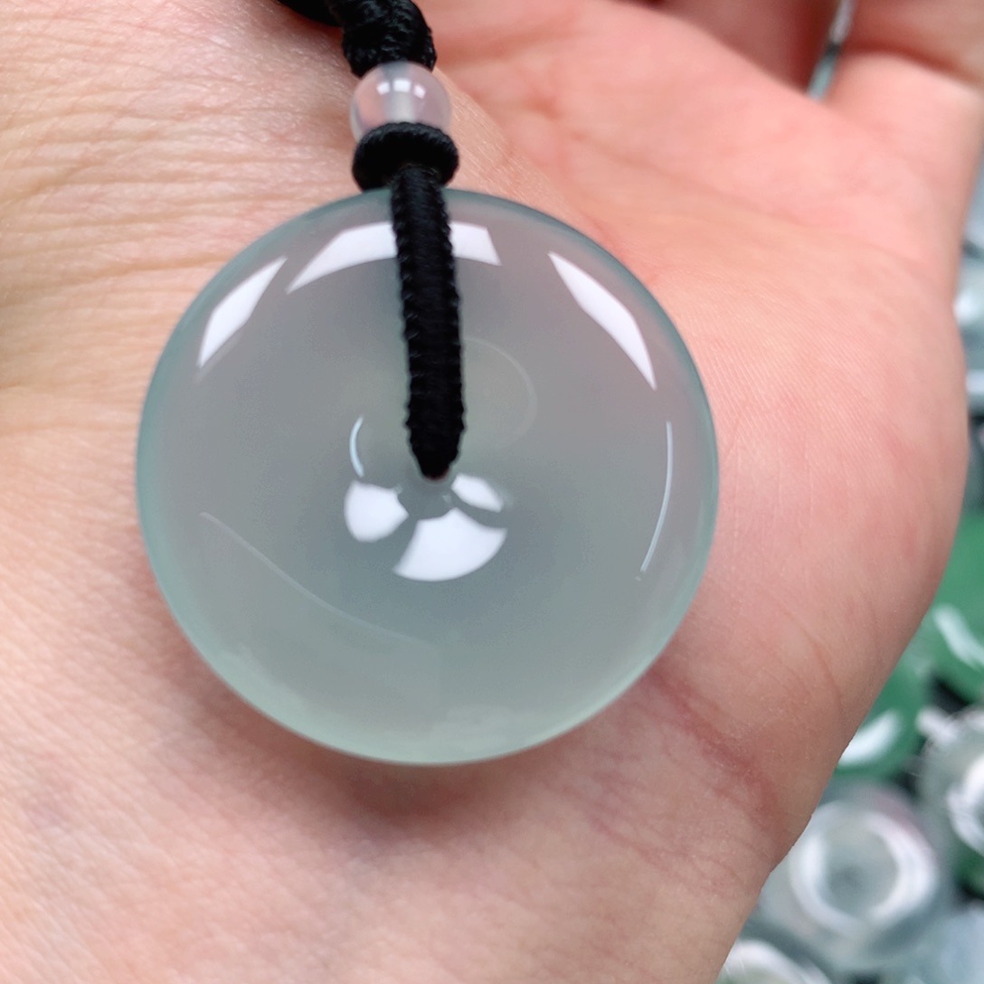 颈饰未镶嵌翡翠天然翡翠