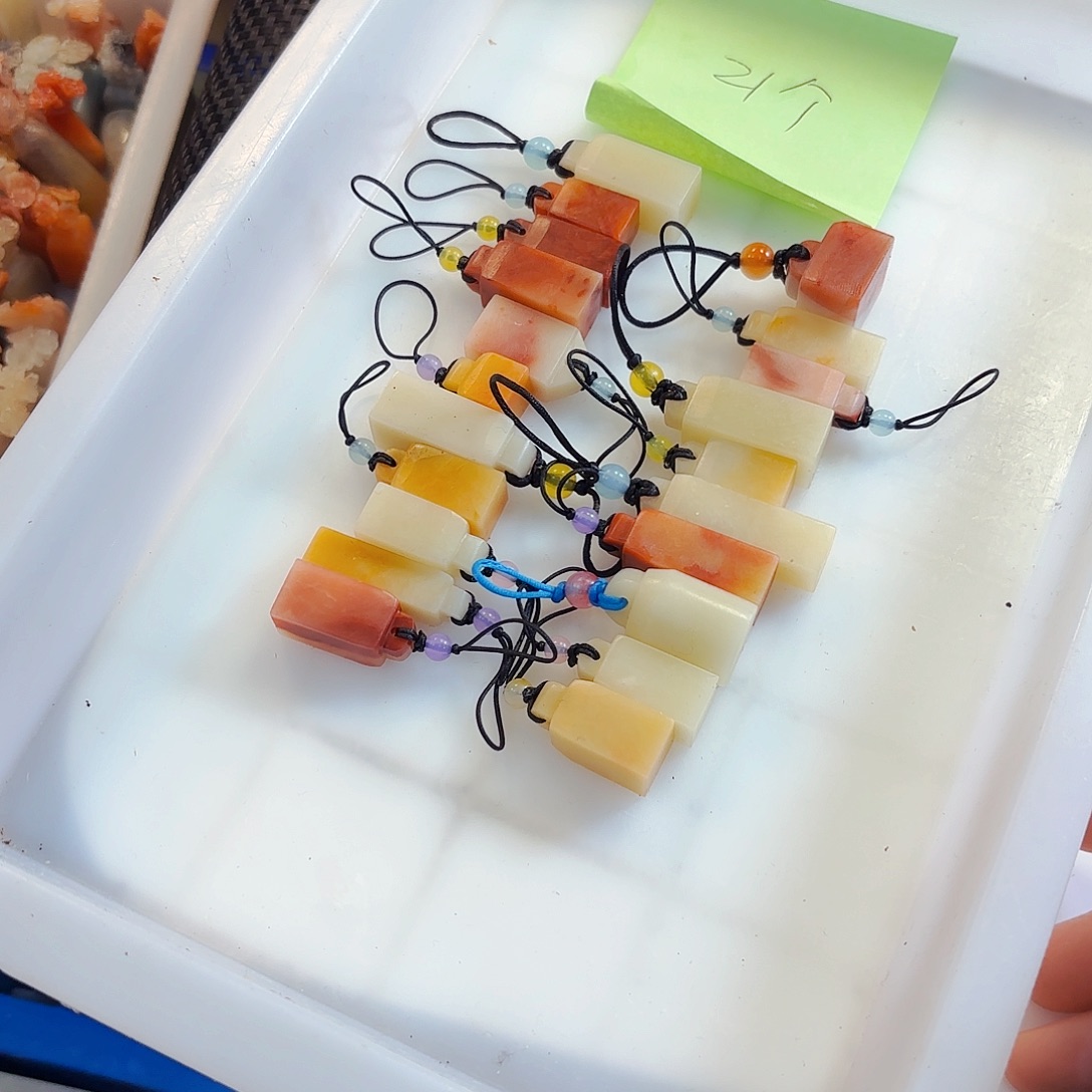 慕***儿寿山石印石苹果等新材料