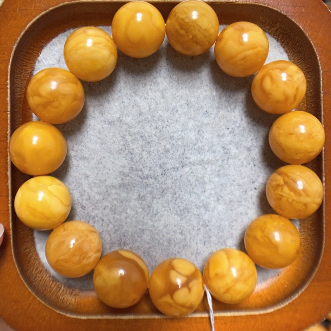 蜜蜡手串未镶嵌蜜蜡手串