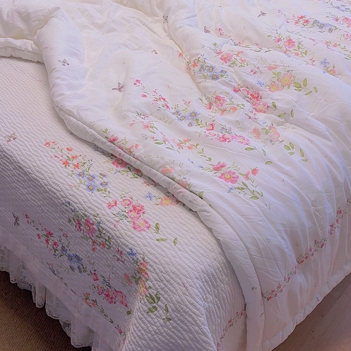 棉韩国新款床盖四件套