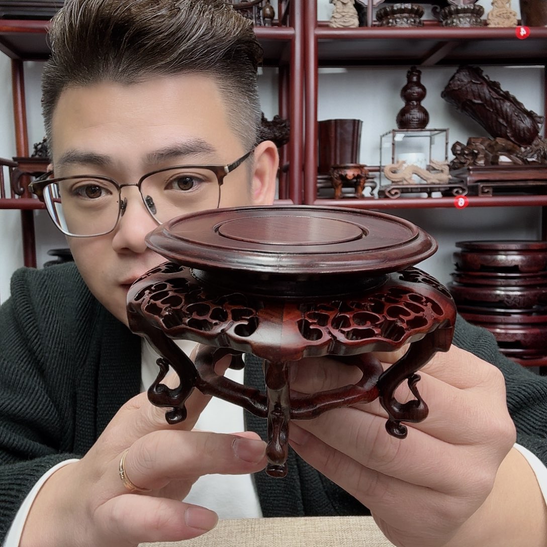 微凹黄檀工艺品底座