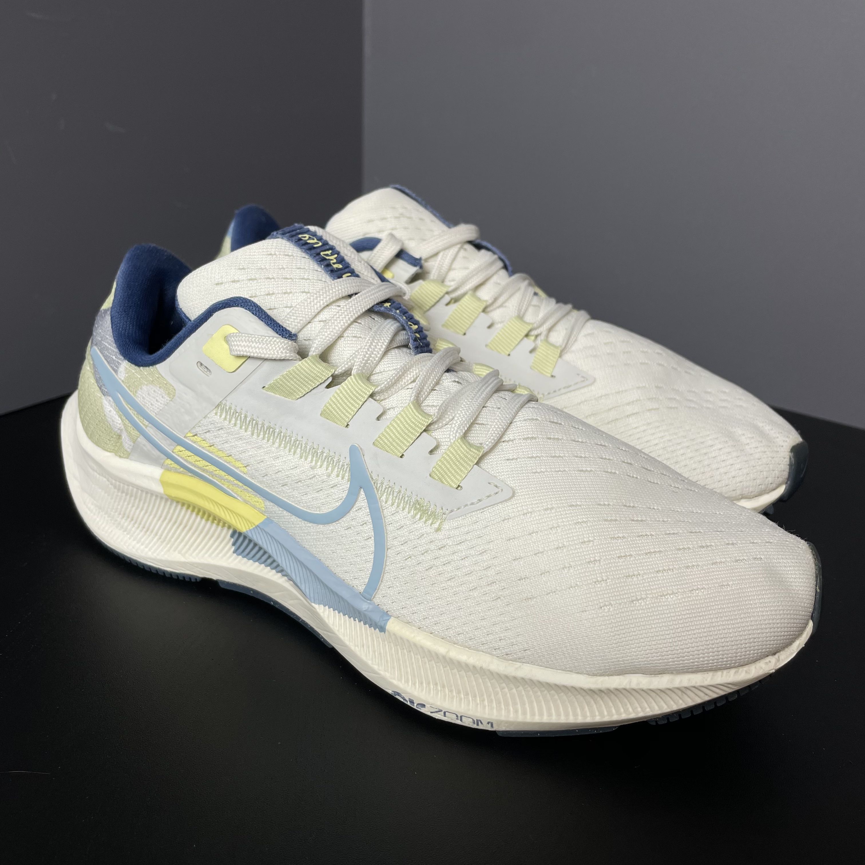 95新 NIKE/耐克 36.5码 Pegasus38 飞马38 跑鞋 白色 运动 无盒