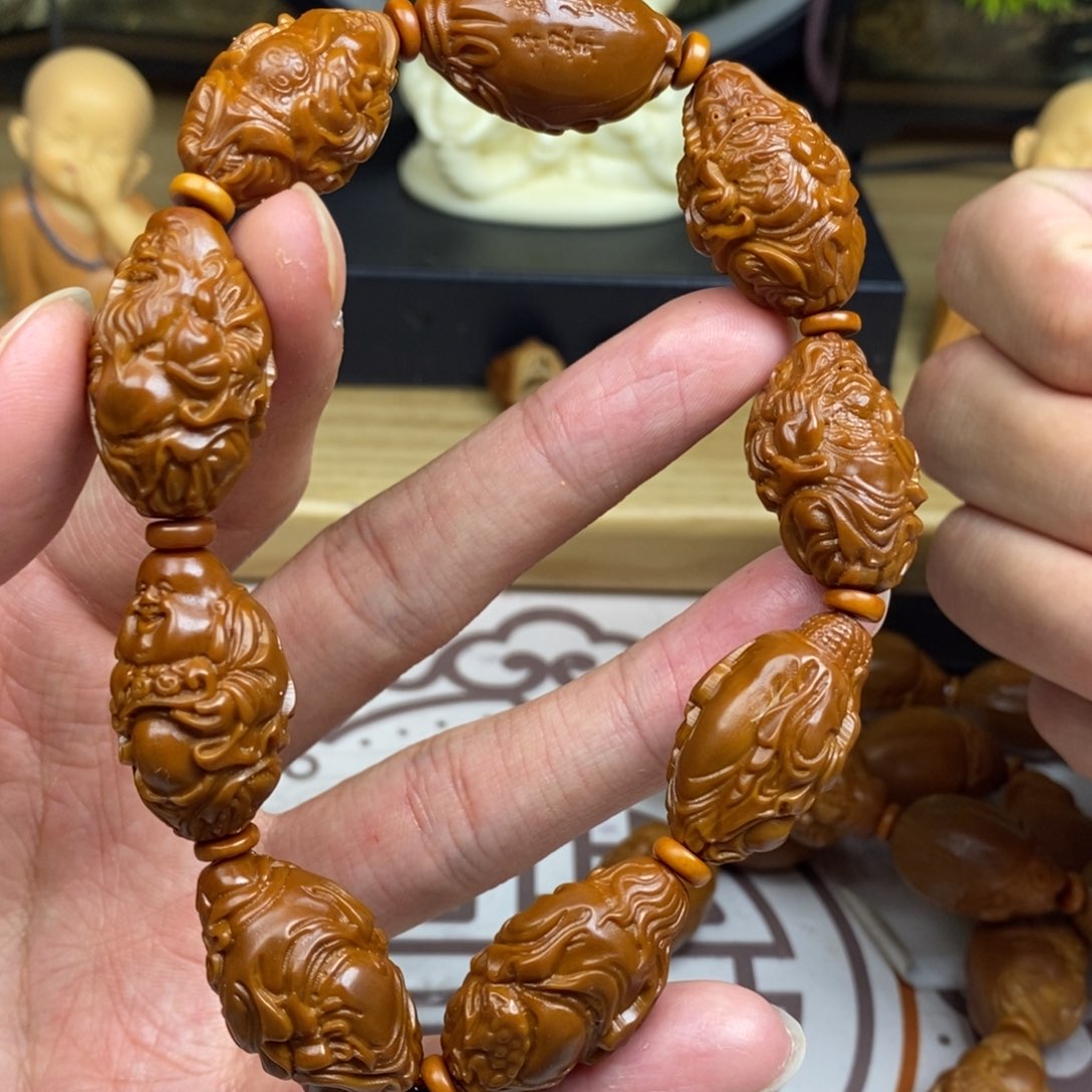 橄榄核手串/手链橄榄核雕工艺手串