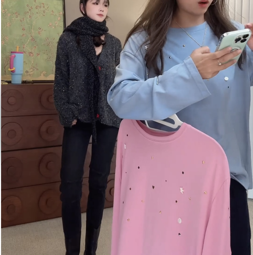 “夏日甜星”T恤 2025新款活力常青藤百搭长袖25349