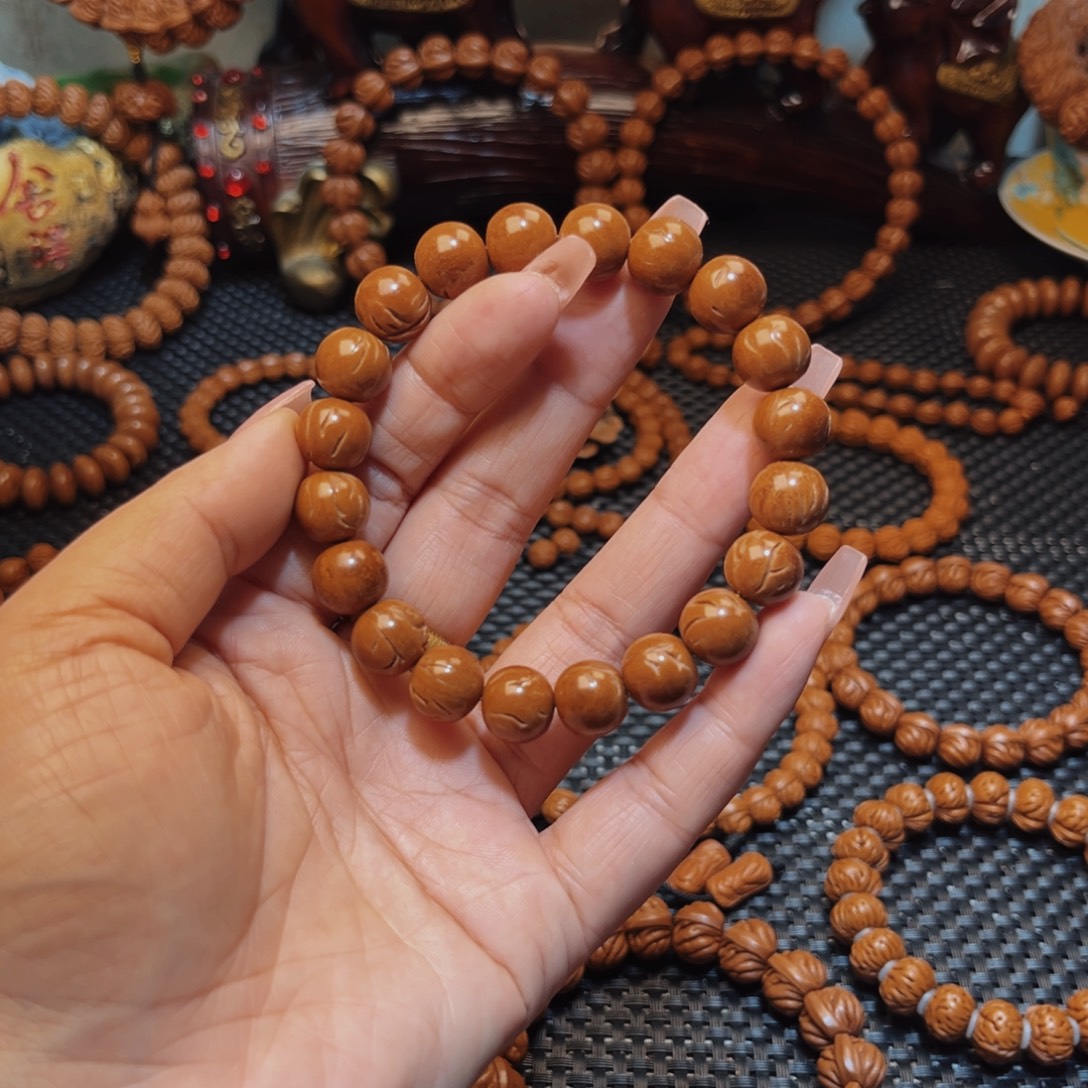 手串桃核12精品光珠