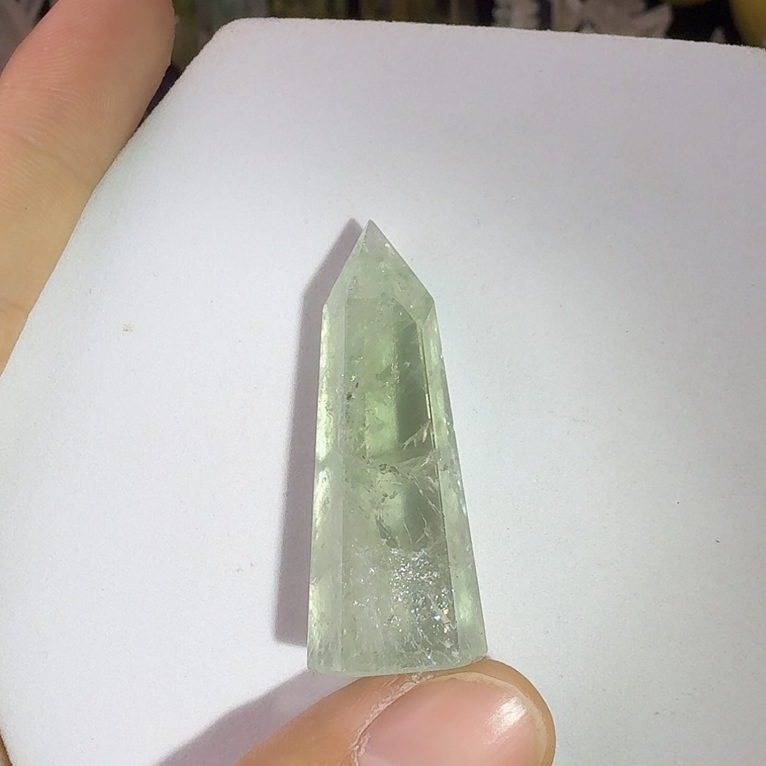 水晶珠宝半成品未镶嵌绿水晶