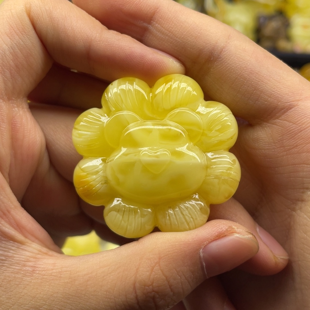 琥珀未镶嵌裸石天然琥珀蜜蜡