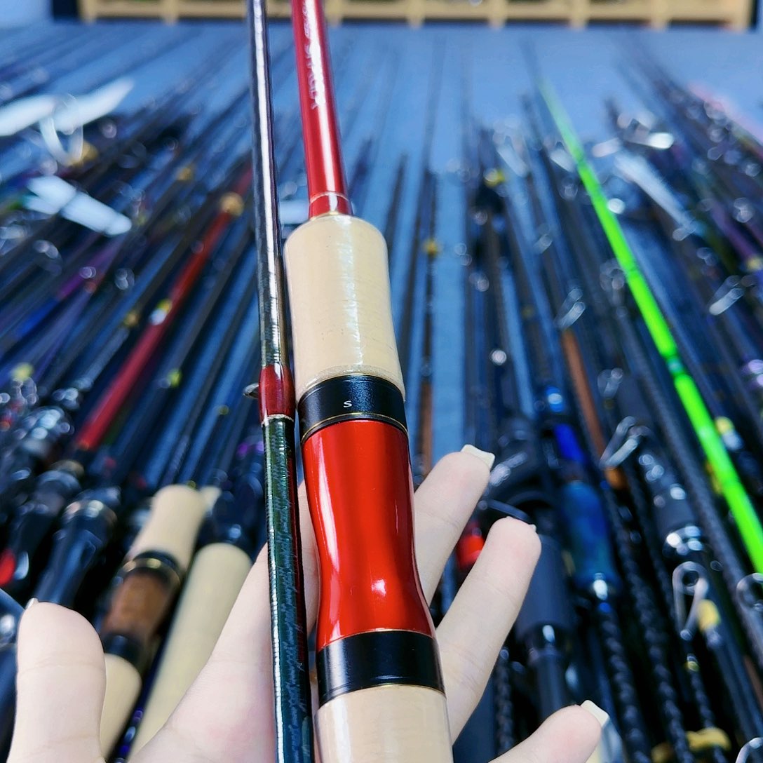 我***看3.8m碳素路亚竿直柄杆链接