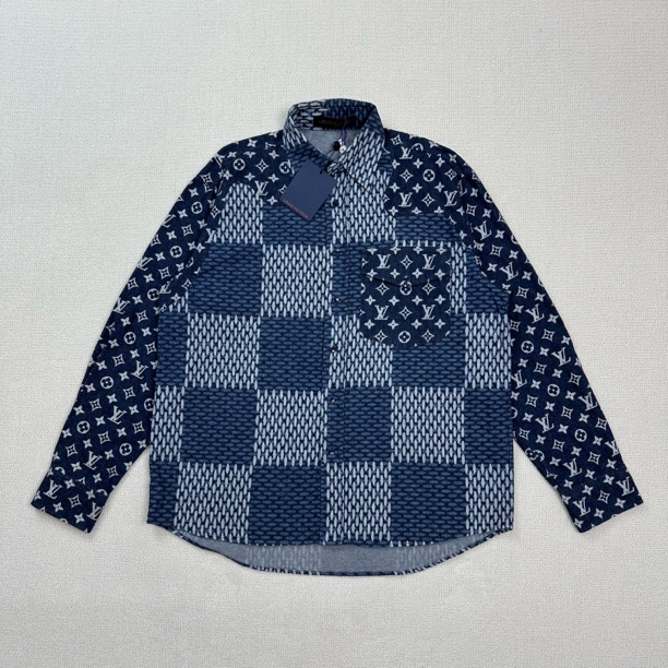 未使用 LouisVuitton/路易威登 nigo联名衬衣外套/L码/WL1786