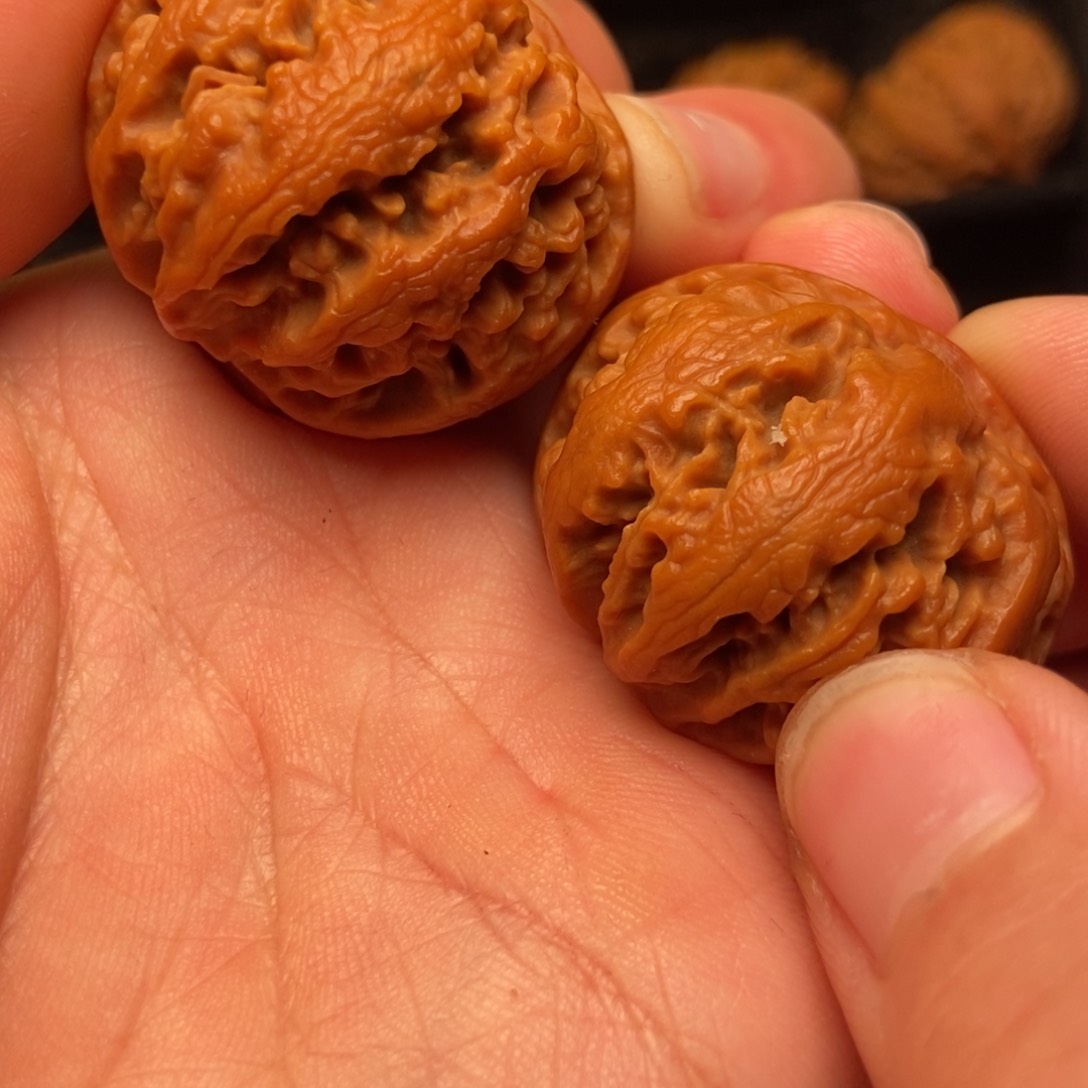 文玩核桃把件秦岭山脉核桃