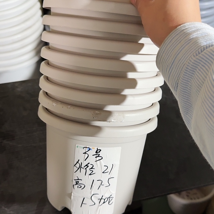 微瑕3#灰白10个无托