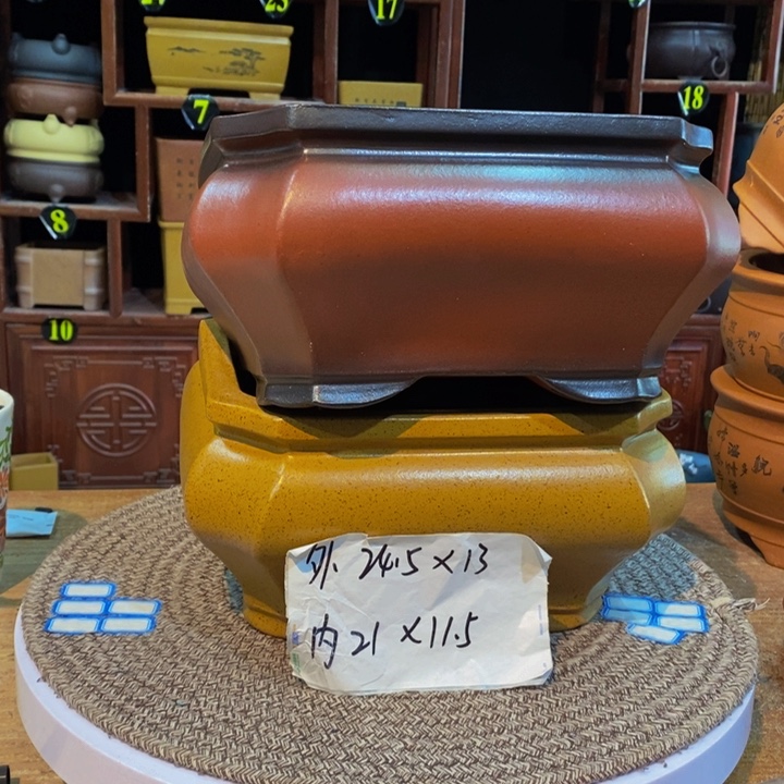 紫砂花盆紫砂花盆