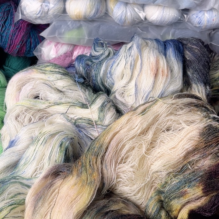 羊毛手染断头羊毛两把87号