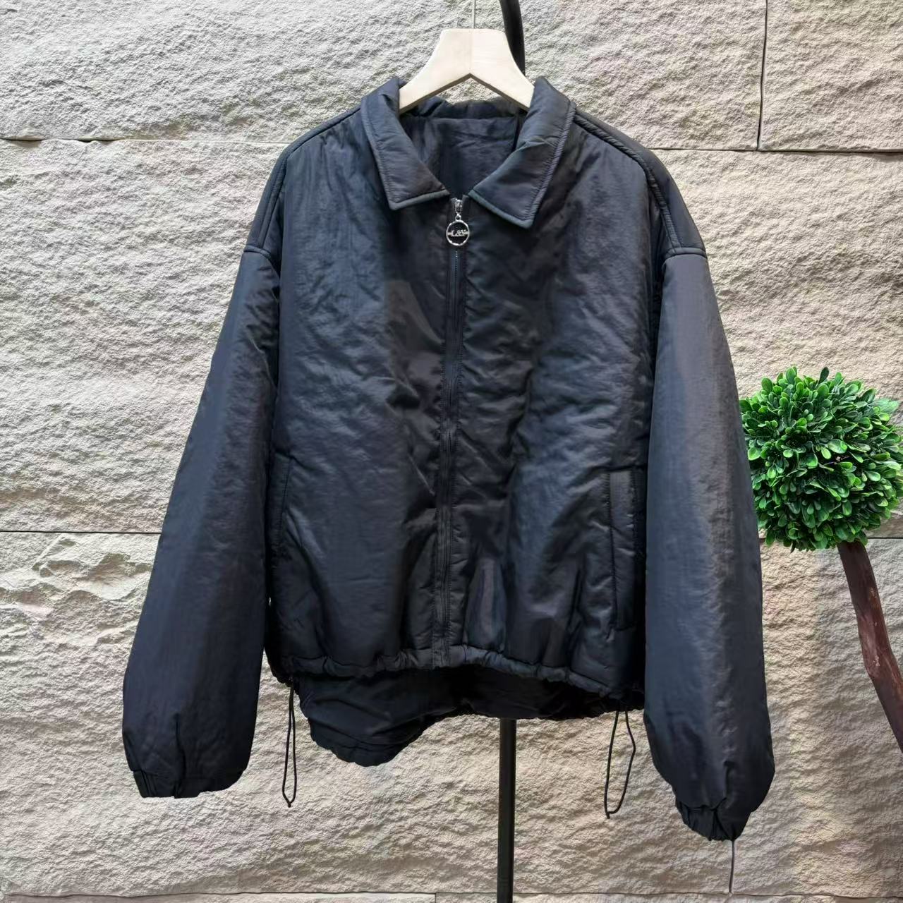 8777新款冬季休闲百搭简约显瘦棉衣