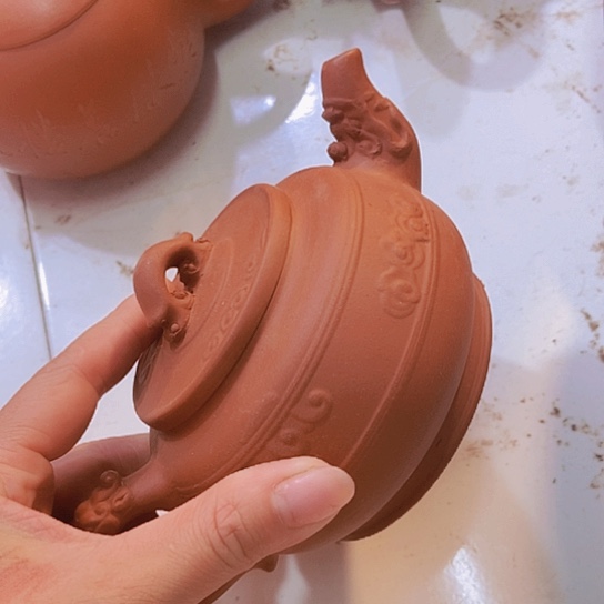 全手工制作宜兴紫砂壶微瑕