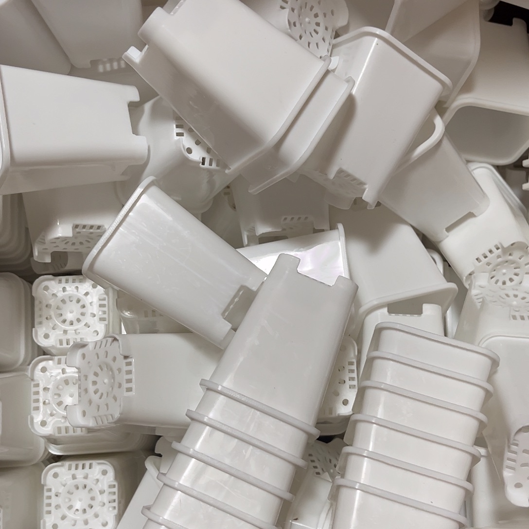 小高方口5.5高7白盆20个无托