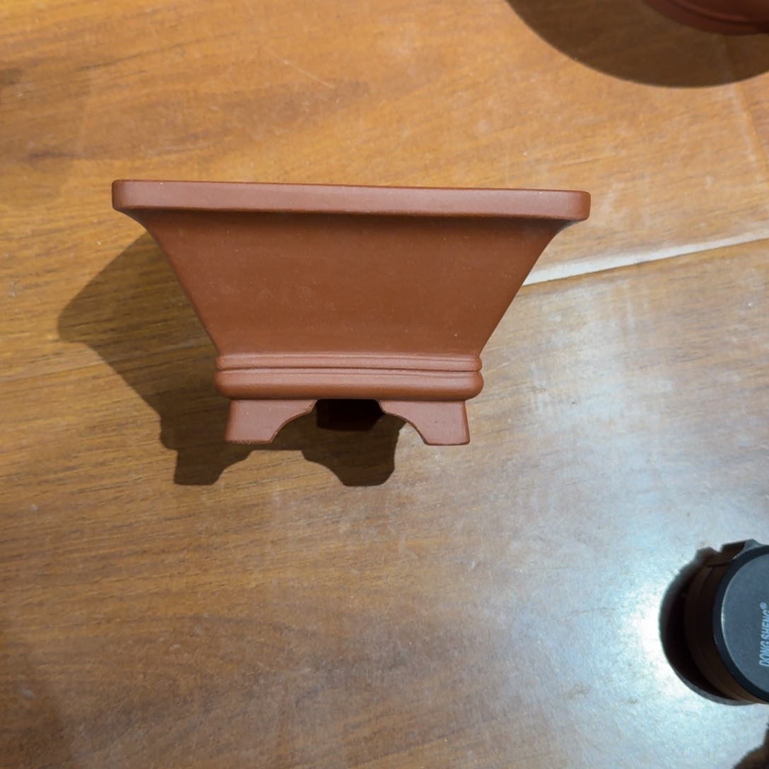 紫砂花盆原矿紫泥