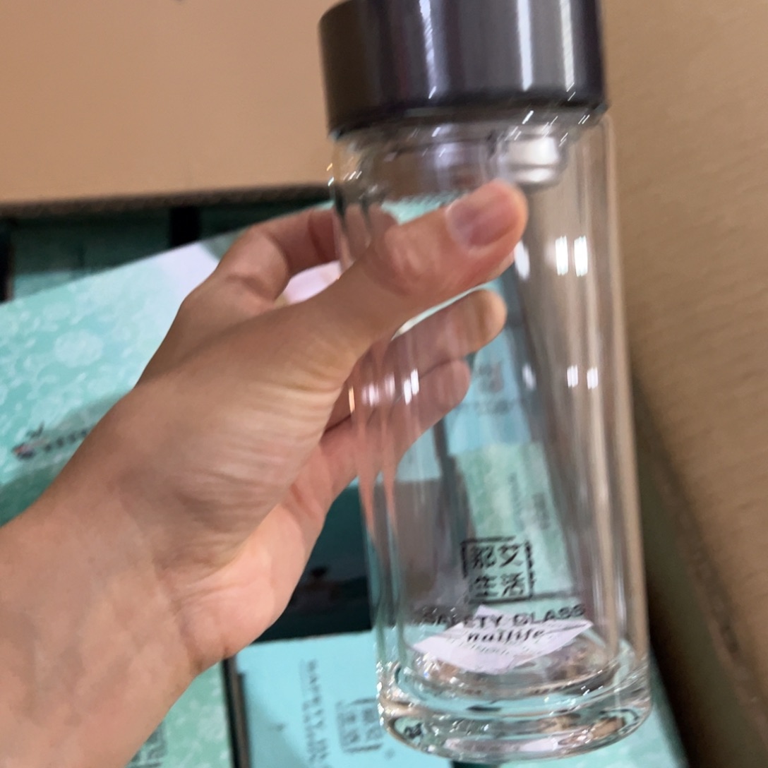 那艾生活玻璃杯320玻璃杯灰色320