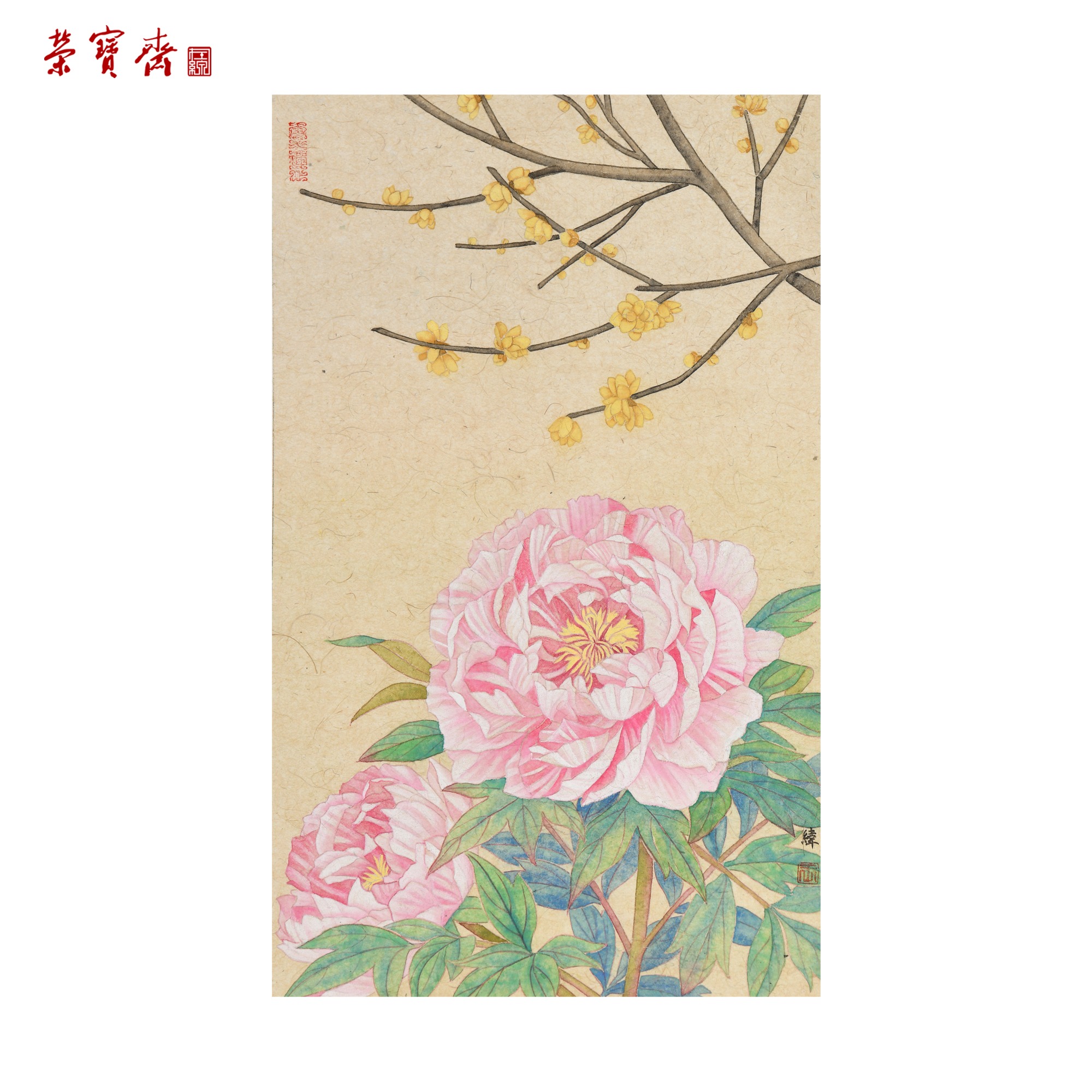 -14（F21044）《芳华韵》书画 纸本已托 45*28cm