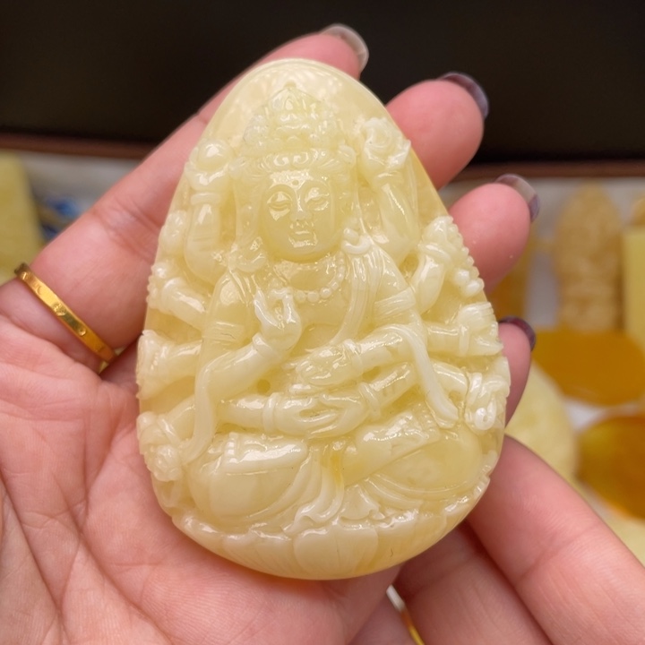 琥珀吊坠(不含链)未镶嵌